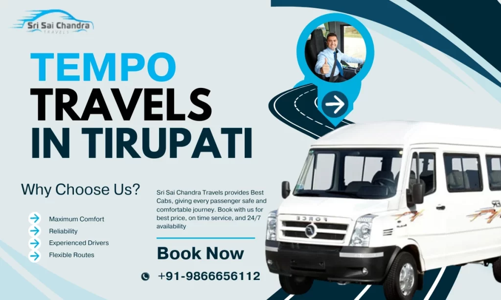 tempo travels in tirupati