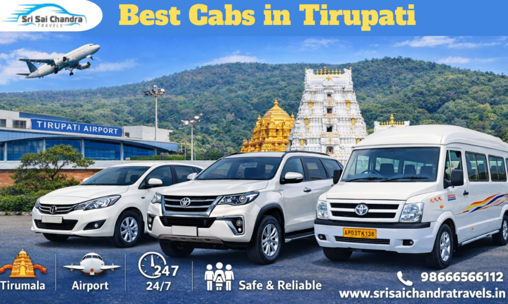 Best cabs in Tirupati for local travel, Tirumala darshan and airport transfers
